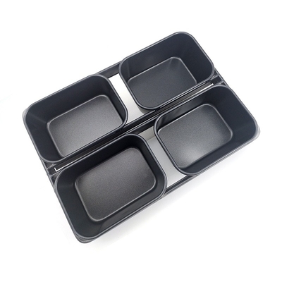 Rk Bakeware China-600g Antilengket 4 Straps Farmhouse White Sandwich Bread Pan