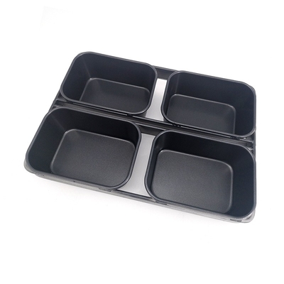 Rk Bakeware China-600g Antilengket 4 Straps Farmhouse White Sandwich Bread Pan