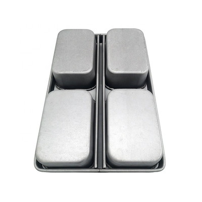Rk Bakeware China-600g Antilengket 4 Straps Farmhouse White Sandwich Bread Pan