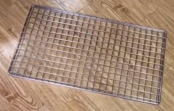 Rk Bakeware China-18&amp;rdquor; &amp; 16&amp;rdquor; SUS304 Stainless Steel Bakery Bread Cooling Wires Cooling Rack untuk Toko Roti Australia