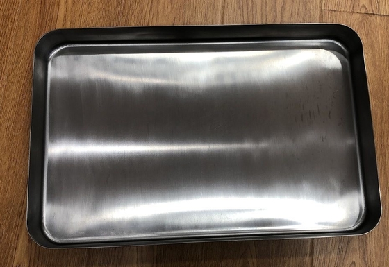 Rk Bakeware China-304/316 Makanan Beku Deep Drawn Wajan Pemanggang Stainless Steel Kecil dan Nampan Dapur Stainless Steel untuk Memanggang, Memanggang, Penyimpanan