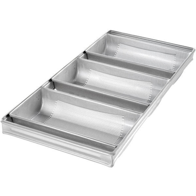 Rk Bakeware China-Foodservice 41145 Panci Roti Baja Aluminized 4 Tali Mengkilap