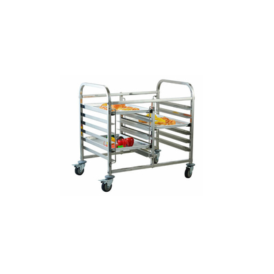 RK Bakeware Cina Produsen untuk Transportasi Stainless Steel Gastronorm Rack Trolley Kecil