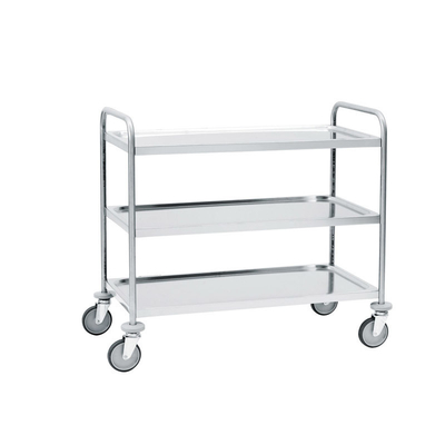 RK Bakeware Cina Produsen untuk Transportasi Stainless Steel Gastronorm Rack Trolley Kecil