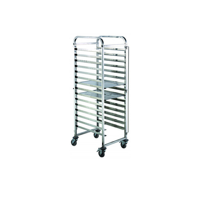 RK Bakeware Cina Produsen untuk Transportasi Stainless Steel Gastronorm Rack Trolley Kecil