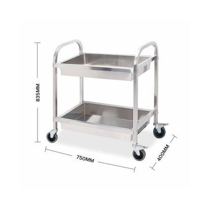 RK Bakeware Cina Produsen untuk Transportasi Stainless Steel Gastronorm Rack Trolley Kecil