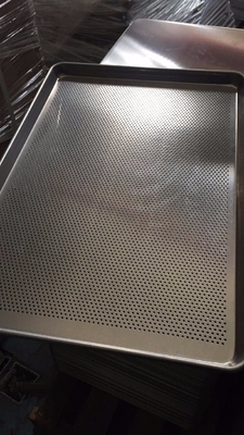 RK Bakeware China Foodservice NSF 16 Inch Aluminium Pizza Screen dan Aluminium Pizza Pan