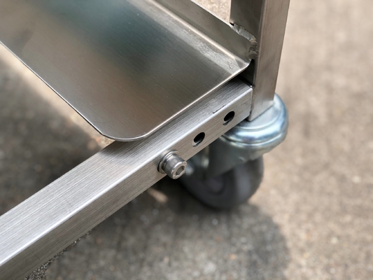 Rk Bakeware China-Stainless Steel Z Frame Nesting Rack Trolley untuk Produksi Roti