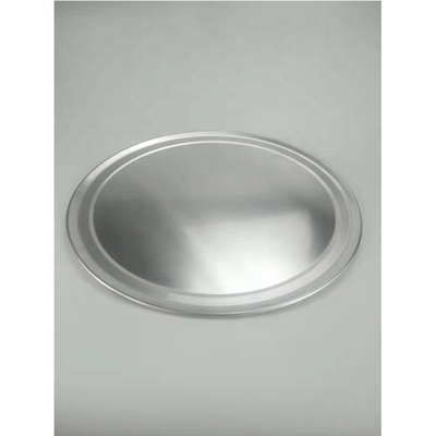 18 gauge 18 inci aluminium bulat piring pizza piring pizza piring pizza dengan pelek lebar