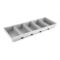 5 slotted Alumminum steel baking loaf pan baking tray toast box bread moulding bread baking toast box for restaurant