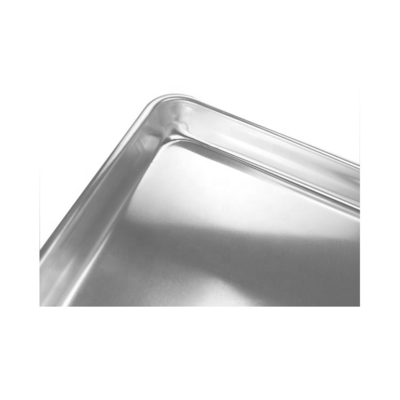 komersial 10''*6''*1'' 0.8mm persegi panjang baking roti burger atau hamburger atau hot dog bun baking pan aluminium roti pan