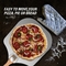 Sekop Pizza Aluminium 12 Inci Dengan Pegangan Lipat Dan Set Pemotong Roda Pizza 10cm