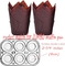 Tulip Paper Baking Cups Muffin Liner Regular 60mm Wrap Brown Parch