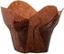 P60r ​​X 165 - Medium Tulip Muffin Bungkus Cokelat Reguler Texas Tulip Muf