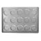 RK Bakeware China 3 Inch Glazed Aluminiumized Steel Hamburger Bun Pan Baking Tray