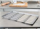 RK Bakeware China Foodservice NSF 24 Mould Aluminium Cupcake Trays / Aluminized Steel Hot Dog Bun Pan Komersial