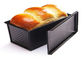 RK Bakeware China Foodservice NSF Full Antilengket Aluminium Bread Toast Mould With Cover 1.5mm