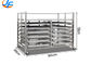 RK Bakeware China Foodservice NSF Custom MIWI Oven Revent Oven Rack Stainless Steel Baking Tray Trolley