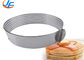 RK Bakeware China Foodservice NSF Aluminium Cake Mould, Round Mousse Ring Cake Cutter Circle Cake Ring