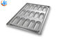 RK Bakeware China Foodservice 49015 Chicago Metallic Glazed Aluminized Steel Ukuran Penuh Sub Sandwich Bun Baking Tray Pan