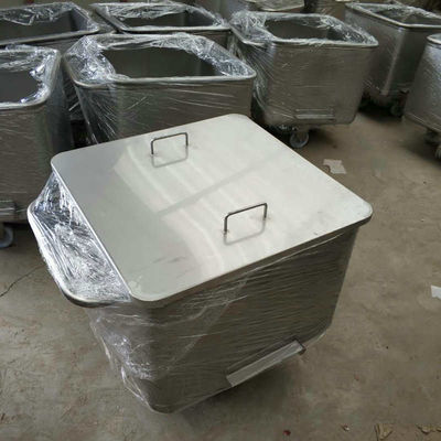 Lembar JF Trolley Daging Stainless Steel Logam