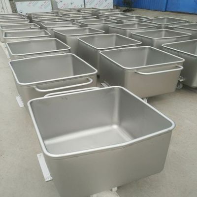 Lembar JF Trolley Daging Stainless Steel Logam