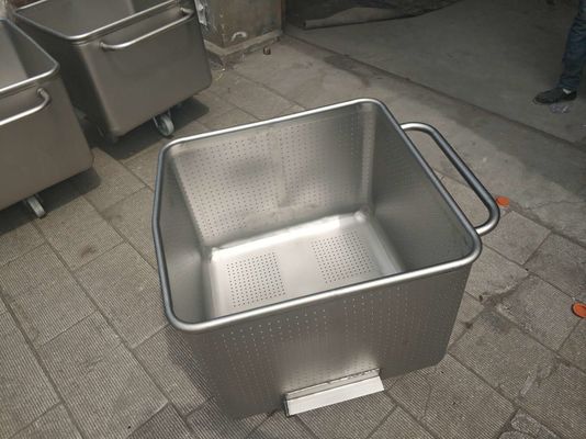 Lembar JF Trolley Daging Stainless Steel Logam