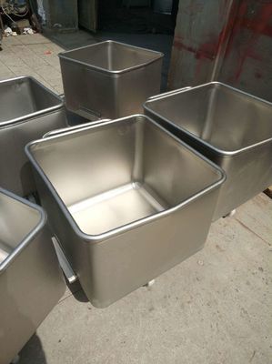 Lembar JF Trolley Daging Stainless Steel Logam