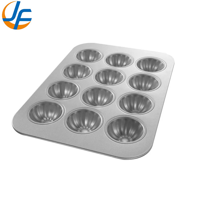 Rk Bakeware China-45195 30 Cup 1.1 Oz. Glazed Aluminized Steel Mini Muffin Pan