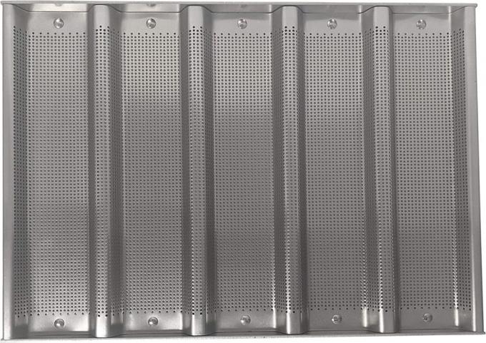 RK Bakeware China Foodservice NSF 49015 Glaze Aluminium Sub Sandwich Roll Pan Baking Tray 2