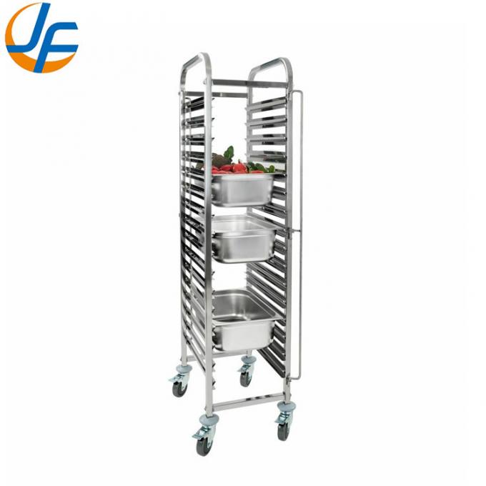 Rk Bakeware Manufacturer China-110 Stainless Steel Table with Wings and Sheet Pan Storage